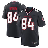 Men's Nike Justin Watson  Navy Houston Texans Team Game Jersey
