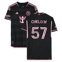 Marcelo Weigandt Inter Miami CF Autographed Match-Used #57 Black adidas Jersey vs. Columbus Crew on October 2, 2024 - Size L