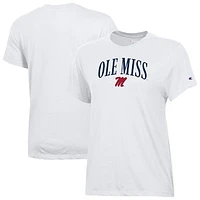 Women's Champion White Ole Miss Rebels Core T-Shirt