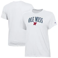 Women's Champion White Ole Miss Rebels Core T-Shirt