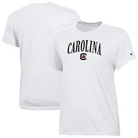 Women's Champion White South Carolina Gamecocks Core T-Shirt