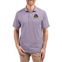 Men's Cutter & Buck ECU Pirates Virtue Eco Pique Stripe Recycled DryTec Polo