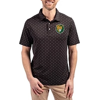 Men's Cutter & Buck Southeastern Louisiana Lions Virtue Eco Pique Tile Print Recycled DryTec Polo