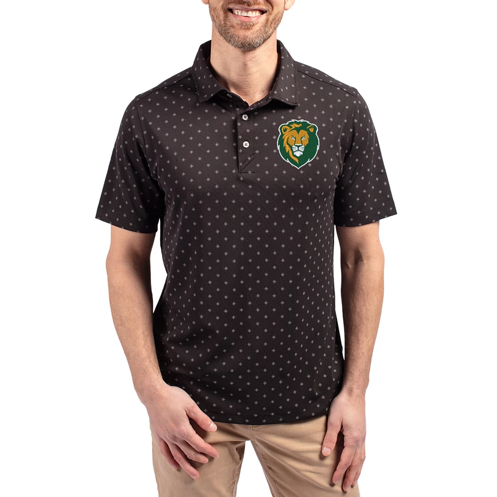 Men's Cutter & Buck Southeastern Louisiana Lions Virtue Eco Pique Tile Print Recycled DryTec Polo