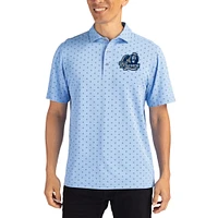 Men's Cutter & Buck  Powder Blue Old Dominion Monarchs Virtue Eco Pique Tile Print Recycled DryTec Polo