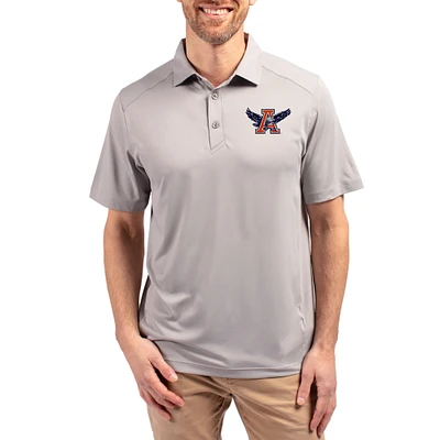 Men's Cutter & Buck  Gray Auburn Tigers Forge Eco Stretch Recycled Polo