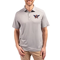 Men's Cutter & Buck  Gray Auburn Tigers Forge Eco Stretch Recycled Polo