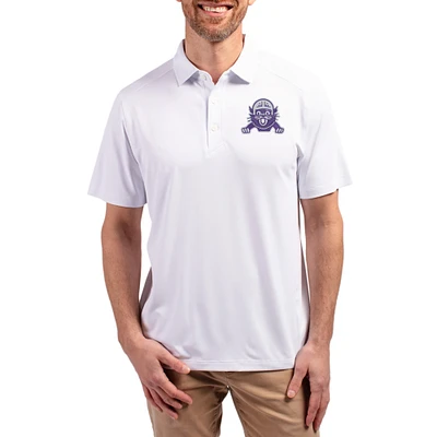 Men's Cutter & Buck  White Northwestern Wildcats Forge Eco Stretch Recycled Polo