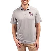 Men's Cutter & Buck  Gray Clemson Tigers Forge Eco Stretch Recycled Polo