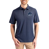 Men's Cutter & Buck  Heather Navy New Hampshire Wildcats Forge Eco Stretch Recycled Polo