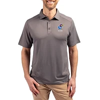 Men's Cutter & Buck Kansas Jayhawks Forge Alumni Eco Stretch Recycled Polo