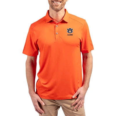 Men's Cutter & Buck  Orange Auburn Tigers Forge Alumni Eco Stretch Recycled Polo