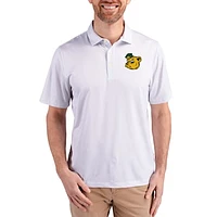 Men's Cutter & Buck White Baylor Bears Pike Eco Symmetry Print Stretch Polo