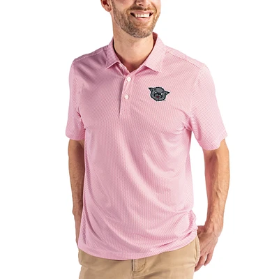 Men's Cutter & Buck White Cincinnati Bearcats Pike Eco Symmetry Print Stretch Polo