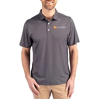 Men's Cutter & Buck Tennessee Volunteers Alumni Pike Eco Symmetry Print Stretch Recycled Polo