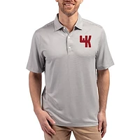 Men's Cutter & Buck Western Kentucky Hilltoppers Forge Eco Double Stripe Stretch Recycled Polo