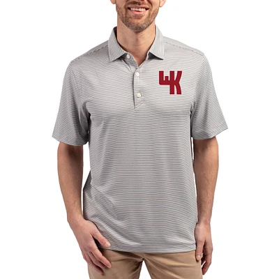 Men's Cutter & Buck Western Kentucky Hilltoppers Forge Eco Double Stripe Stretch Recycled Polo