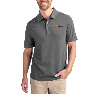 Men's Cutter & Buck Pepperdine Waves Advantage Eco Pique Tri-Blend Polo
