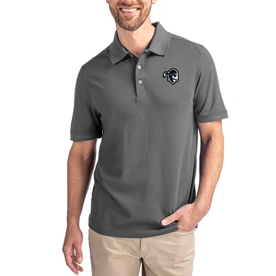 Men's Cutter & Buck Seton Hall Pirates Advantage Eco Pique Tri-Blend Polo
