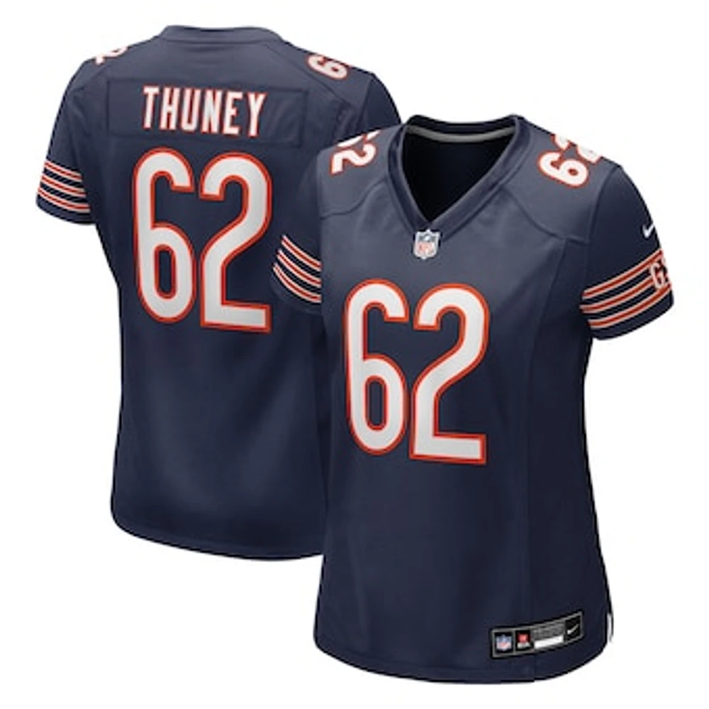 Women's Nike Joe Thuney  Navy Chicago Bears Team Game Jersey