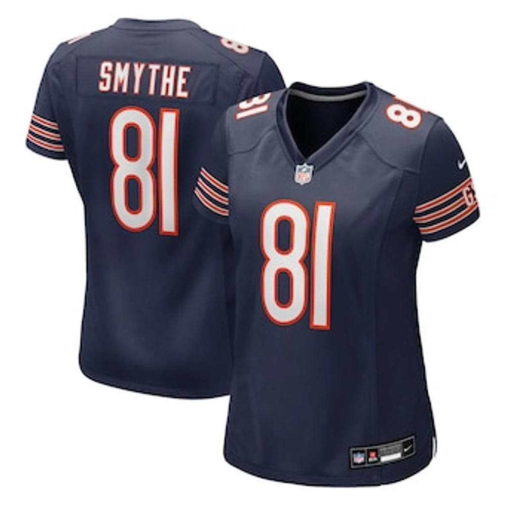 Women's Nike Durham Smythe  Navy Chicago Bears Team Game Jersey