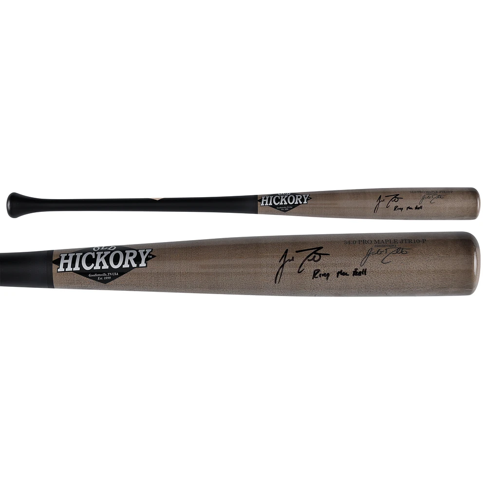 J.T. Realmuto Philadelphia Phillies Autographed Old Hickory Game Model Bat with "Ring The Bell" Inscription