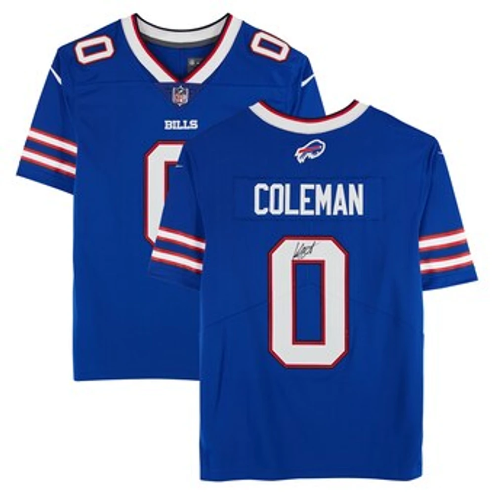 Keon Coleman Buffalo Bills Autographed Royal Nike Limited Jersey