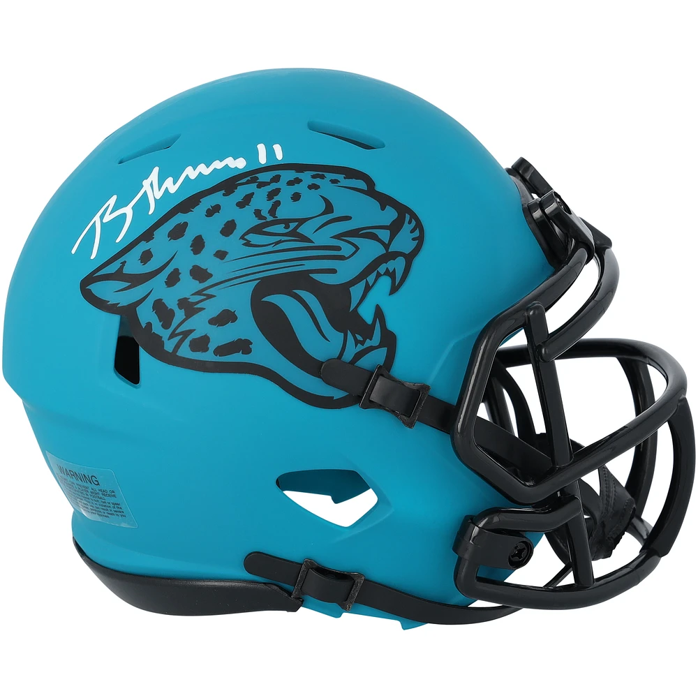 Brian Thomas Jr. Jacksonville Jaguars Autographed Riddell Rave Speed Mini Helmet