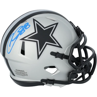 CeeDee Lamb Dallas Cowboys Autographed Riddell Rave Speed Mini Helmet