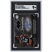 David Robinson San Antonio Spurs Autographed 2007-08 Upper Deck Premier Noteworthy Autograph #NW-DR #15/71 SGC Authenticated 9 Card