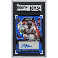 Xavier Legette South Carolina Gamecocks Autographed 2024 Panini Prizm Draft Picks Blue Ice Prizm Saturday Star Signature #SSS-XLE #26/75 SGC Authenticated 9.5/10 Rookie Card