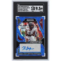 Xavier Legette South Carolina Gamecocks Autographed 2024 Panini Prizm Draft Picks Blue Ice Prizm Saturday Star Signature #SSS-XLE #26/75 SGC Authenticated 9.5/10 Rookie Card