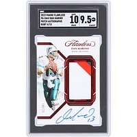 Dan Marino Miami Dolphins Autographed 2023 Panini Flawless Ruby Patch Autograph 3 Color Relic #PA-DAM #4/15 SGC Authenticated 9.5/10 Card