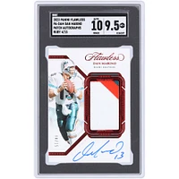 Dan Marino Miami Dolphins Autographed 2023 Panini Flawless Ruby Patch Autograph 3 Color Relic #PA-DAM #4/15 SGC Authenticated 9.5/10 Card