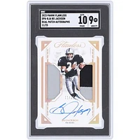 Bo Jackson Los Angeles Raiders Autographed 2023 Panini Flawless Dual Patch Autograph 2 Color Relic #DPA-BJA #11/25 SGC Authenticated 9/10 Card