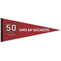 WinCraft Tampa Bay Buccaneers 50th Anniversary 12" x 30" Premium Pennant