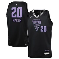 Youth Nike Kate Martin Eclipse Black Golden State Valkyries Explorer Edition Player Jersey