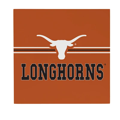 Texas Longhorns 12" x 12" Wood Wall Sign