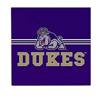 James Madison Dukes 12" x 12" Wood Wall Sign