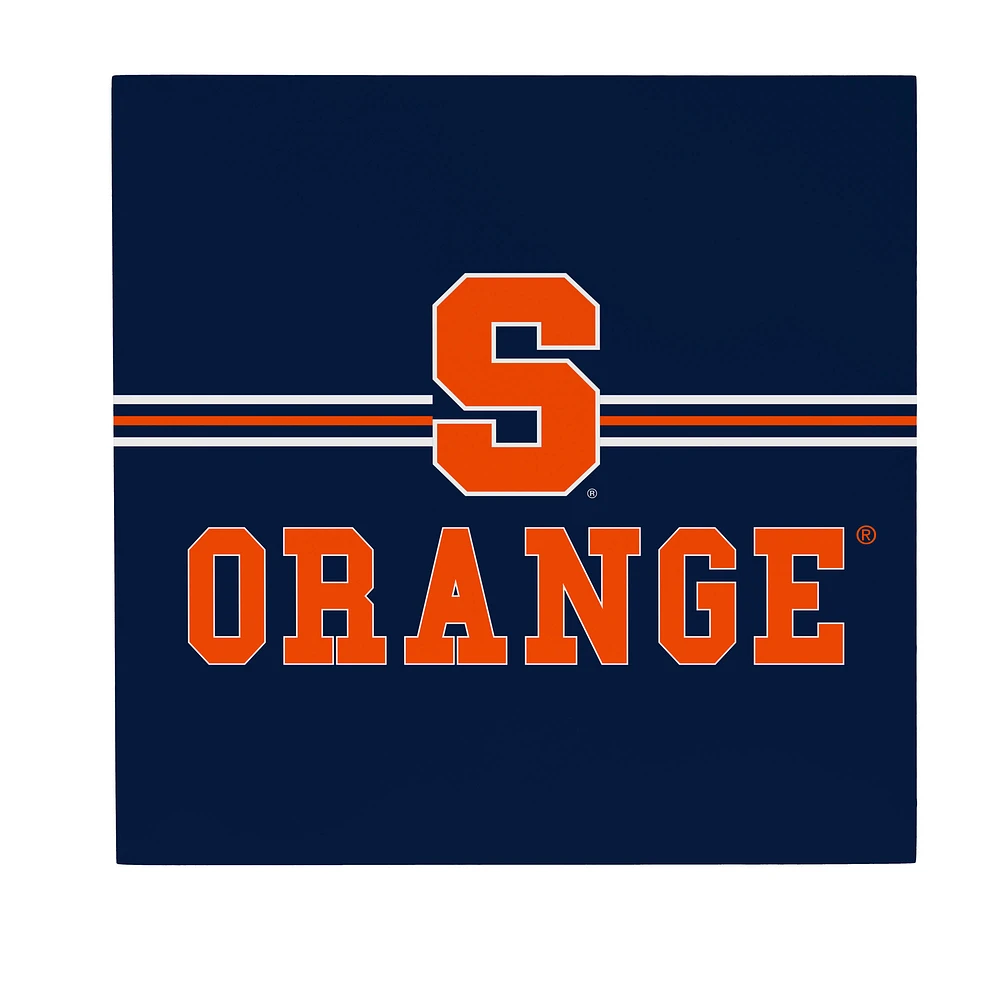 Syracuse Orange 12" x 12" Wood Wall Sign
