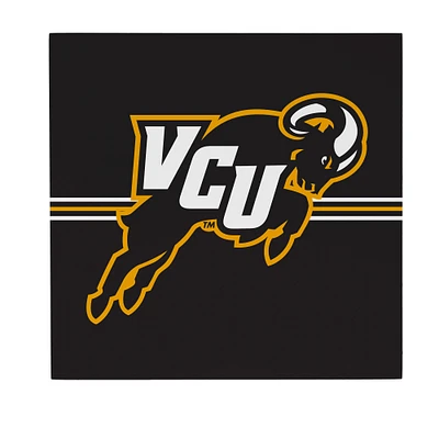 VCU Rams 12" x 12" Wood Wall Sign