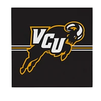 VCU Rams 12" x 12" Wood Wall Sign