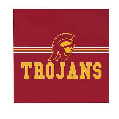 USC Trojans 12" x 12" Wood Wall Sign