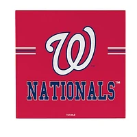 Washington Nationals 12" x 12" Wood Wall Sign