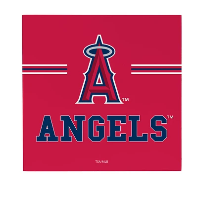 Los Angeles Angels 12" x 12" Wood Wall Sign