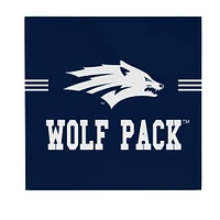 Nevada Wolf Pack 12" x 12" Wood Wall Sign