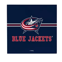 Columbus Blue Jackets 12" x 12" Wood Wall Sign