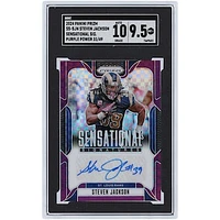 Steven Jackson St. Louis Rams Autographed 2024 Panini Prizm Purple Power Prizm #SS-SJN #31/49 SGC Authenticated 9.5/10 Card
