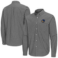 Men's Antigua Golden State Warriors Porter Woven Long Sleeve Button-Down Shirt