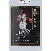 Chris Paul Los Angeles Clippers Autographed 2015-16 Panini Luxe Gold Framed #DLX-CP3 #8/25 Card